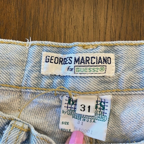 Vintage Guess Lightwash High Rise 80s 90s - Picture 3 of 9